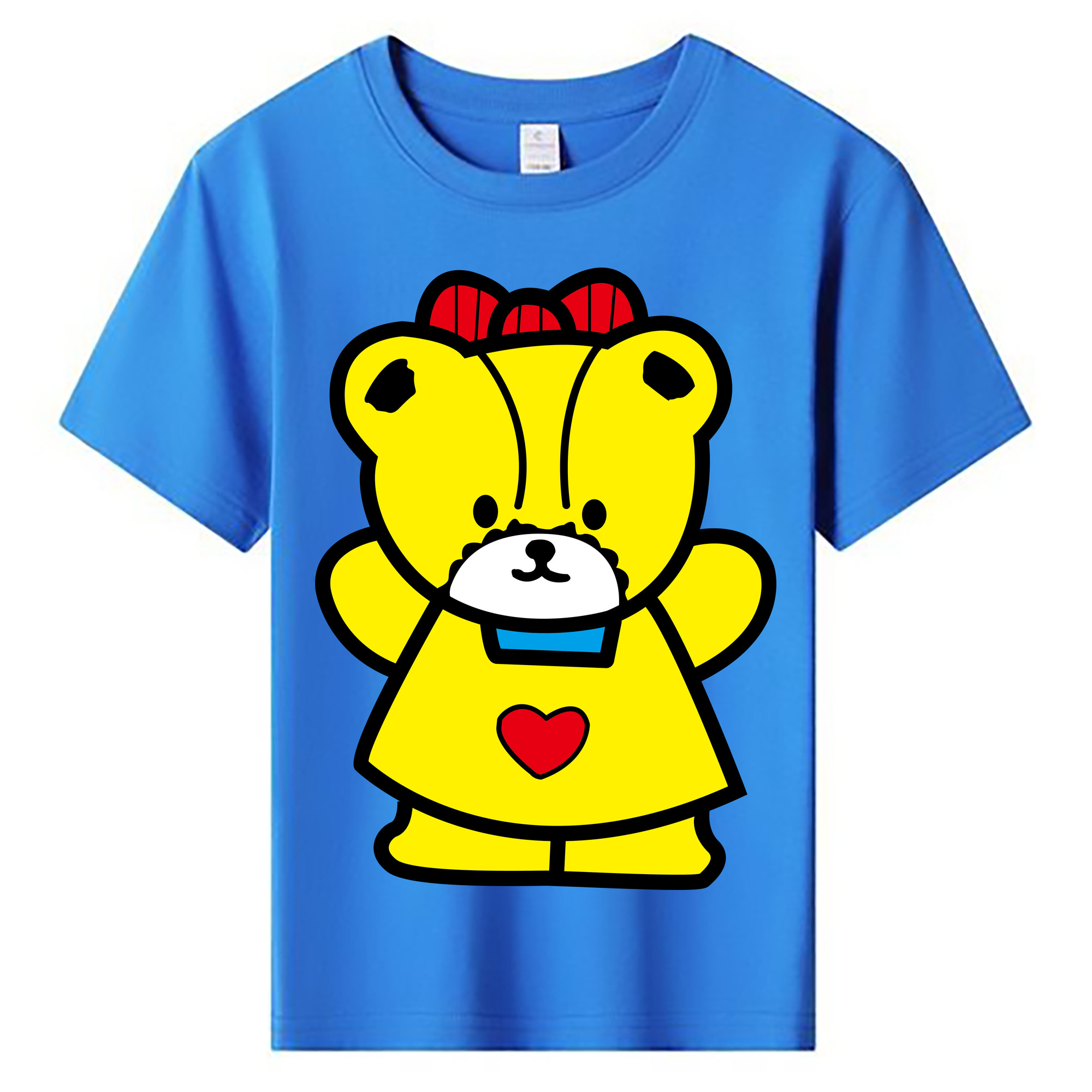 （画像用） Hello Kitty ハローキティ 綿100％キッズTシャツ（フロントプリント）